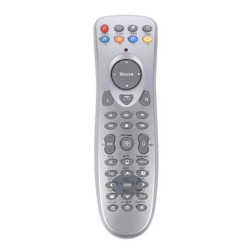 WLAN -Maus -Tastaturfernbedienung mit Infrarotempfänger, Tragbar und Einfach zu Bedienen, 4 Benutzerdefinierte Programmverknüpfungen, Geeignet für PC Medienwiedergabe, Plug and Play von CHICIRIS