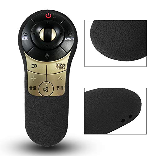 Weiches Silikongehäuse für La6150 TV-Fernbedienung, Schockdes Fernbedienungsschutz, Ungiftiges Fernbedienungskoffer für 6500 TV-Fernbedienung, Schwarzer Silikonabdeckung (Black) von CHICIRIS