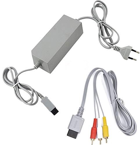 CHILDMORY AC-Netzadapter, Ladegerät mit RCA Audio Video AV Kabel für Wii Konsole System CHILDMORY AC-Netzadapter, Ladegerät mit RCA Audio Video AV Kabel für Wii Konsole System von CHILDMORY