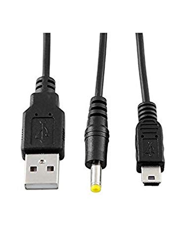 WICAREYO 2 in1 USB 2.0 Daten Sync Transfer Power Ladegerät Kabel für PSP 1000 2000 3000 von CHILDMORY