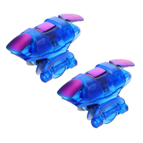 CHILDWEET 1 Paar Gamepad-assist Zubehör Mobiler Controller Bildschirm Handy Kühler Joystick Kontrolle Mobiltelefon Kabelloses Ladegerät Auslösen Controller Für Telefon Stand Plastik Blue CHILDWEET 1 Paar Gamepad-assist Zubehör Mobiler Controller Bildschirm Handy Kühler Joystick Kontrolle Mobiltelefon Kabelloses Ladegerät Auslösen Controller Für Telefon Stand Plastik Blue von CHILDWEET