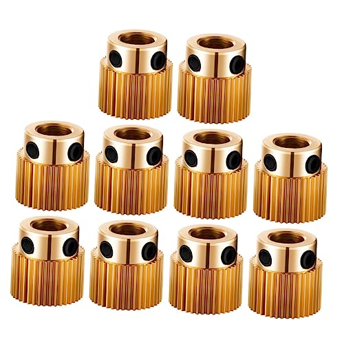 CHILDWEET 10Stücke Extruderräder Für Hohe Tragfähigkeit Präzise Passform Kompatibel Mit Extrudern Zuverlässiger Ersatz Für Druckerleistung von CHILDWEET
