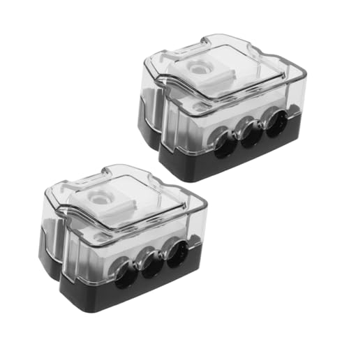 CHILDWEET 2Stücke Auto Audio Splitter Box für Klangverbesserung Stromverteilungsblock für Verschiedene Fahrzeugmodelle Einfach zu Installieren und Langlebig für Optimales von CHILDWEET