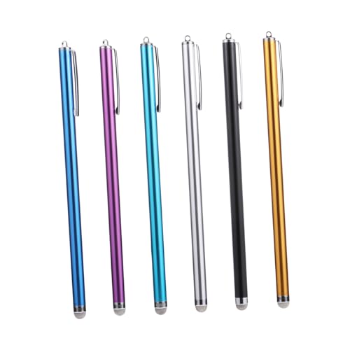 CHILDWEET 6st Kapazitiver Stift Tablet-Eingabestift Tablet-empfindlichkeitsstift Eingabestifte Für Touchscreens Telefon Eingabestift Stifte Für Tablets Bleistift Touchscreen-Stift Universal- von CHILDWEET