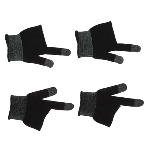 CHILDWEET Gaming-fingermanschetten Wärme- Und Schweißabweisend Dünne Zwei-finger-handschuhe Für Handyspiele Schwarz/grau CHILDWEET Gaming-fingermanschetten Wärme- Und Schweißabweisend Dünne Zwei-finger-handschuhe Für Handyspiele Schwarz/grau von CHILDWEET