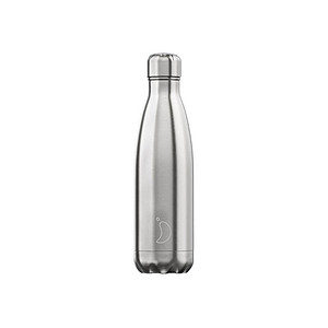 CHILLY’S Isolier-Trinkflasche silber 0,5 l von CHILLY’S