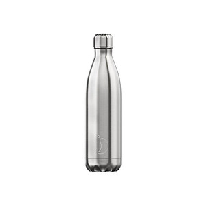 CHILLY’S Isolier-Trinkflasche silber 0,75 l von CHILLY’S