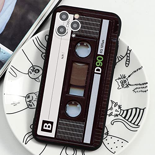 CHILZO Vintage Cassette Audio Tape Retro Case für iPhone 14 13 12 Mini 11 Pro Max XR X XS 7 8 Plus 6 6S SE 2020 Silikon-Schutzhüllen, cidai90, für iPhone 11Pro MAX CHILZO Vintage Cassette Audio Tape Retro Case für iPhone 14 13 12 Mini 11 Pro Max XR X XS 7 8 Plus 6 6S SE 2020 Silikon-Schutzhüllen, cidai90, für iPhone 11Pro MAX von CHILZO