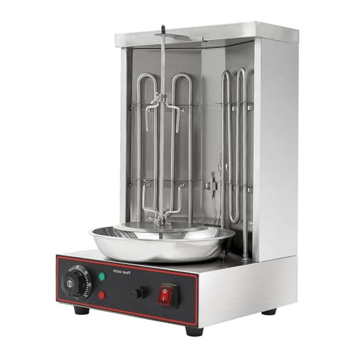 CHIMHOON 3000W Elektrisch Dönergrill, Elektrische Lpg Kebab Grill, Temperatur Einstellbar Rotissiere Vertikal Hähnchengrill, Tischgrill aus Edelstahl für Fleischspieße CHIMHOON 3000W Elektrisch Dönergrill, Elektrische Lpg Kebab Grill, Temperatur Einstellbar Rotissiere Vertikal Hähnchengrill, Tischgrill aus Edelstahl für Fleischspieße von CHIMHOON
