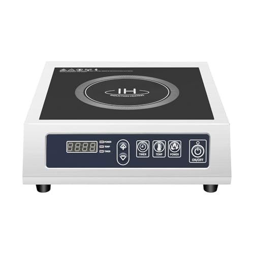CHIMHOON 3500W Induktionskochplatte, Kochplatte Induktion Herd Kochfeld, Leistungs 60-300℃ Temperaturstufen, 24-Stunden-Timer, Überhitzungsschutz Belastbar 75kg CHIMHOON 3500W Induktionskochplatte, Kochplatte Induktion Herd Kochfeld, Leistungs 60-300℃ Temperaturstufen, 24-Stunden-Timer, Überhitzungsschutz Belastbar 75kg von CHIMHOON