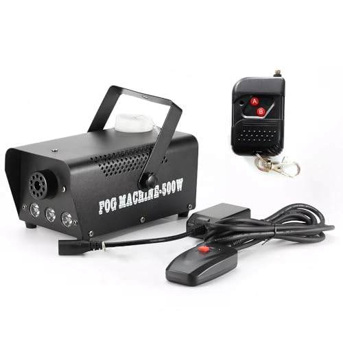 CHIMHOON 500W Nebelmaschine, Stage Haze Effekt DJ Disco Party Mit Fernbedien Rauchmaschine, für DJ Disco Party, Halloween, Weihnachten, Hochzeitsfeiern & Bühnenauftritte CHIMHOON 500W Nebelmaschine, Stage Haze Effekt DJ Disco Party Mit Fernbedien Rauchmaschine, für DJ Disco Party, Halloween, Weihnachten, Hochzeitsfeiern & Bühnenauftritte von CHIMHOON