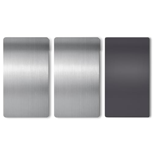 CHINDRAG Harz 3D Drucker Federstahl Bauplatte, 2 Stück Flexible Stahlblech und 1 Stück Magnetische Basis Plattform Kompatibel mit Anycubic Photon Mono M5 / M5S / M5S Pro, 230x135mm von CHINDRAG