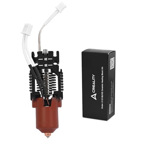 Creality Ender 3 V3 KE/SE Keramik-Heizblock-Kit, Ganzmetall Hotend Kit mit Unicorn Quick-Swap-Düse, 300°C Hoch Temperaturbeständigkeit, 600mm/s Hochgeschwindigkeitsdruck Extruder hot end Ersatz von CHINDRAG
