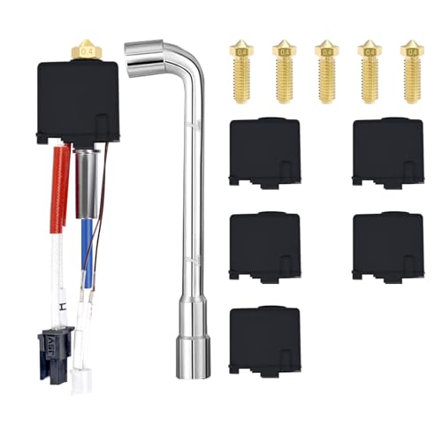 Hot End Druckkopf Extruder Kit, Hotend Kit Ersatz für Anycubic Kobra 2 / Kobra 2 Neo/Kobra 2 Pro/Kobra 2 Plus/Kobra 2 Max, Hochge Schwindigkeits 3D Drucker Teile Hot End Kit von CHINDRAG