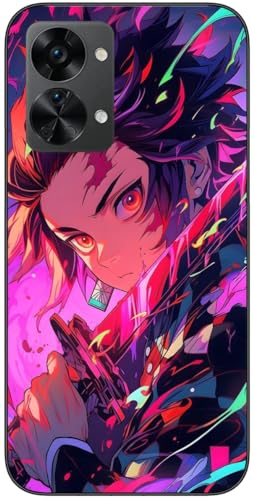 Kompatibel mit OnePlus Nord 2T 5G Hülle mit Tanjiro Anime 23 Poster Slim Stoßfest TPU Silikon Schutzhülle Handyhülle von CHIPEL