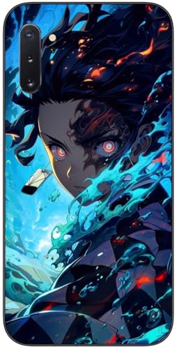 Kompatibel mit Samsung Galaxy Note 10 Plus | Note 10+ | Note 10 Pro Hülle Anime Japan mit Tanjiro 8 Poster Slim Stoßfest TPU Silikon Schutzhülle Handyhülle von CHIPEL
