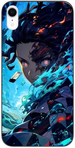 Kompatibel mit iPhone Xr Hülle Anime Japan mit Tanjiro 58 Poster Slim Stoßfest TPU Silikon Schutzhülle Handyhülle von CHIPEL