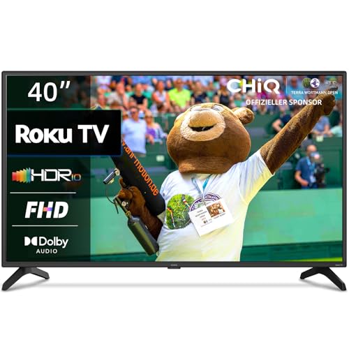 CHIQ L40G5NV 40-Zoll Roku TV, FHD Smart-TV-Gerät, HDR10, DVB-T2/T/C/S/S2,Unterstützt Apple Air-Play, Sprachassistent, Apple TV+, Prime Video, USB2.0, Works with Alexa, Neu CHIQ L40G5NV 40-Zoll Roku TV, FHD Smart-TV-Gerät, HDR10, DVB-T2/T/C/S/S2,Unterstützt Apple Air-Play, Sprachassistent, Apple TV+, Prime Video, USB2.0, Works with Alexa, Neu von CHIQ