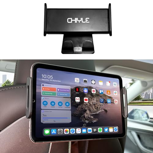 CHIYLE Tesla CHIYLE-TMBS-001 Model Y Model 3 Model S Model X LR/Plaid Tablet-Halterung, Kopfstützenständer, Wiege, Zubehör, 360° drehbare iPad-Halterung für Auto-Rücksitz, 1 Stück CHIYLE Tesla CHIYLE-TMBS-001 Model Y Model 3 Model S Model X LR/Plaid Tablet-Halterung, Kopfstützenständer, Wiege, Zubehör, 360° drehbare iPad-Halterung für Auto-Rücksitz, 1 Stück von CHIYLE