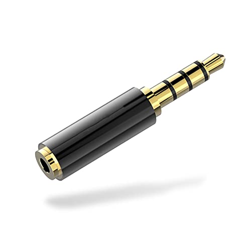 3,5 mm auf 2,5 mm Adapter, 3,5 mm Stecker auf 2,5 mm Buchse, Stecker für Kabel-Kopfhörer-Adapter 3,5 mm auf 2,5 mm Adapter, 3,5 mm Stecker auf 2,5 mm Buchse, Stecker für Kabel-Kopfhörer-Adapter von CHIZISX