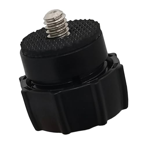 CHIZISX 17 mm Montageadapter, 17 mm Gelenkbuchse auf 6,35 mm Schraubadapter für Kfz-Handyhalterung von CHIZISX