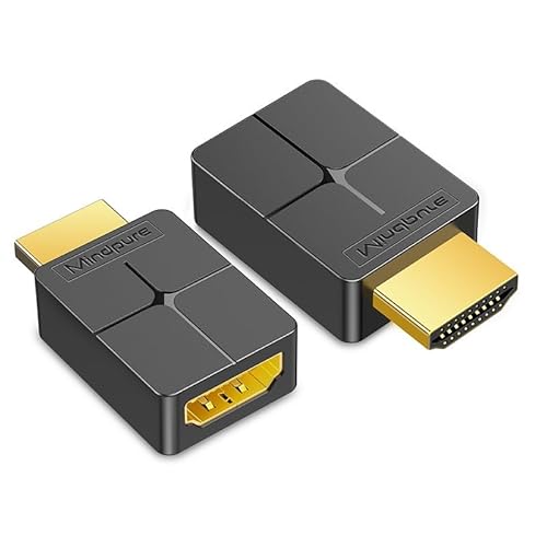 CHIZISX 2 Stück Stecker auf Buchse, Adapterstecker, unterstützt 4K UHD und 3D für Projektoren und zeigt stabile Signalübertragung an CHIZISX 2 Stück Stecker auf Buchse, Adapterstecker, unterstützt 4K UHD und 3D für Projektoren und zeigt stabile Signalübertragung an von CHIZISX