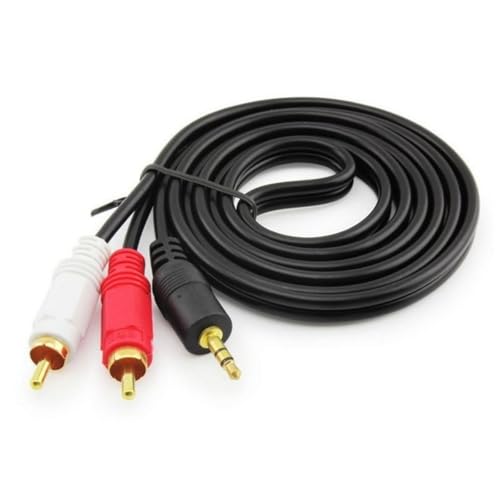 CHIZISX 3 5 Mm Bis 2RCA Männliche Stereo Sound Adapter Kabel HiFi Sound Auxiliary 2RCA Y Splitter Auxs 2RCA Y Kabel von CHIZISX