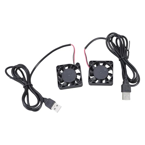 CHIZISX DC5 V USB-Lüfter, 40 mm, Gleitlager für Heimbüro, Netzwerkgeräte, Sound-Videoschränke, Gaming-PC und Lapt CHIZISX DC5 V USB-Lüfter, 40 mm, Gleitlager für Heimbüro, Netzwerkgeräte, Sound-Videoschränke, Gaming-PC und Lapt von CHIZISX