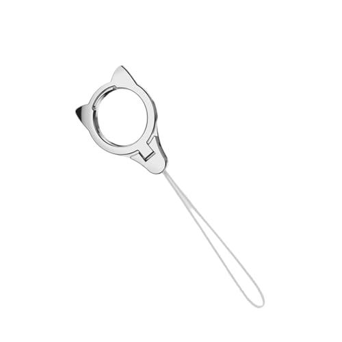 CHIZISX Handy-Ringhalter aus Metall, flexibler Ringgriff mit Umhängeband für Smartphones und Autohalterung CHIZISX Handy-Ringhalter aus Metall, flexibler Ringgriff mit Umhängeband für Smartphones und Autohalterung von CHIZISX