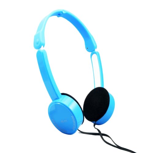 CHIZISX Kinder-Kopfhörer mit Kabel für Kinder, Stereo-Sound, faltbar, verstellbar, 3,5 mm Over-Ear-Kopfhörer von CHIZISX