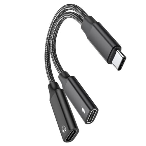 CHIZISX Multifunktionaler reisefreundlicher USB-C-Adapter-Konverter für Musik-Kopfhörer und zum Aufladen von High-Speed-60-W-Fähigkeit CHIZISX Multifunktionaler reisefreundlicher USB-C-Adapter-Konverter für Musik-Kopfhörer und zum Aufladen von High-Speed-60-W-Fähigkeit von CHIZISX