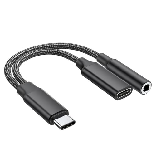 CHIZISX Reisefreundlicher 60-W-Schnelllade-Typ-C-Splitter-Adapter, geeignet für gleichzeitige Sound-Stromverbindung unterwegs CHIZISX Reisefreundlicher 60-W-Schnelllade-Typ-C-Splitter-Adapter, geeignet für gleichzeitige Sound-Stromverbindung unterwegs von CHIZISX