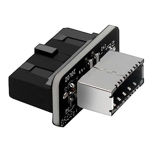 CHIZISX USB Typ E Weiblich Bis 19-polige Männliche Adapter Für Interne Motherboardverbindung Vertikaler Header Splitter Für Typ C Motherboard CHIZISX USB Typ E Weiblich Bis 19-polige Männliche Adapter Für Interne Motherboardverbindung Vertikaler Header Splitter Für Typ C Motherboard von CHIZISX