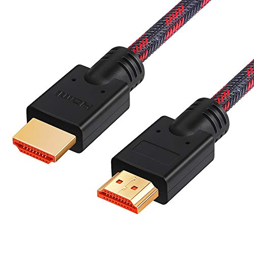 CHLIANKJ HDMI Kabel, High Speed HDMI auf HDMI Kabel mit Ethernet, unterstützen ARC HDR 3D 1080P Full HD & Audio Return Channel, kompatibel TV, PC, Blue Ray Player, Xbox und mehr (3m black-1) von CHLIANKJ