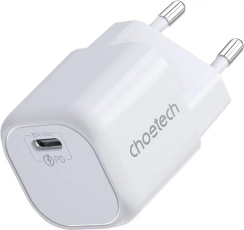 Choetech 30W USB-C Schnellladegerät Power Delivery GaN Adapter Weiß von CHOETECH