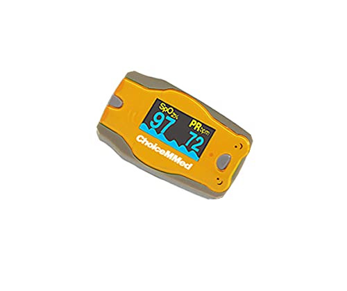 ChoiceMMed Fingerspitzen Pulsoximeter, MD300C52, Oximeter zur schnellen Messung der Herzfrequenz und Sauerstoffsättigung (SpO2), zuverlässig und langlebig physiologisch Überwachungsgerät von CHOICEMMED