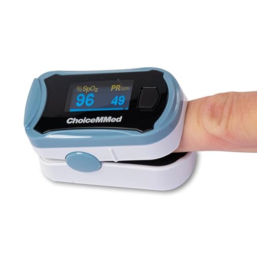 ChoiceMMed Fingerspitzen Pulsoximeter, Purpur, MD300C29, Blau, Oximeter zur schnellen Messung der Herzfrequenz und Sauerstoffsättigung (SpO2), einfach und langlebig physiologisch Überwachungsgerät von CHOICEMMED