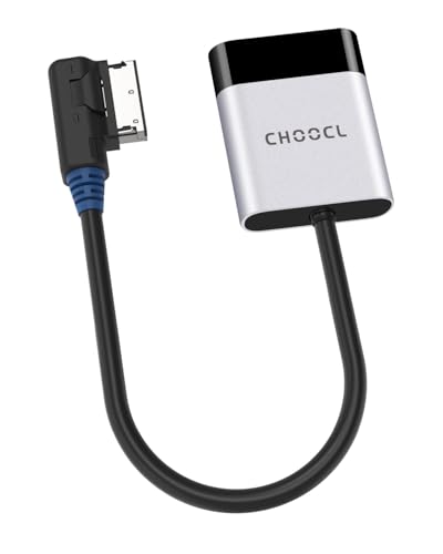 CHOOCL Bluetooth Adapter für Audi (2010–2019) mit AMI-Schnittstelle, Mercedes und Volkswagen mit MDI-Anschluss, Drahtlos Empfänger mit Bluetooth 5.0 HD-Sound für MMI 3G-System von CHOOCL