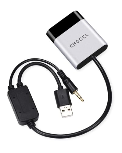 CHOOCL Bluetooth Adapter mit Y-Kabel für BMW-USB & AUX-Anschluss-Bluetooth-Empfänger kompatibel mit CIC-System – Hochwertiger aptX-HD Sound CHOOCL Bluetooth Adapter mit Y-Kabel für BMW-USB & AUX-Anschluss-Bluetooth-Empfänger kompatibel mit CIC-System – Hochwertiger aptX-HD Sound von CHOOCL