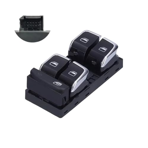 CHPGKGVNVT Auto Elektrische Power Master Fensterheber Control Schalter Taste for Audi A4 S4 B8 A5 Q5 A4 Allroad Quattro 8KD959851 8KD959855 Elektrische Fensterheber(Driver side) von CHPGKGVNVT