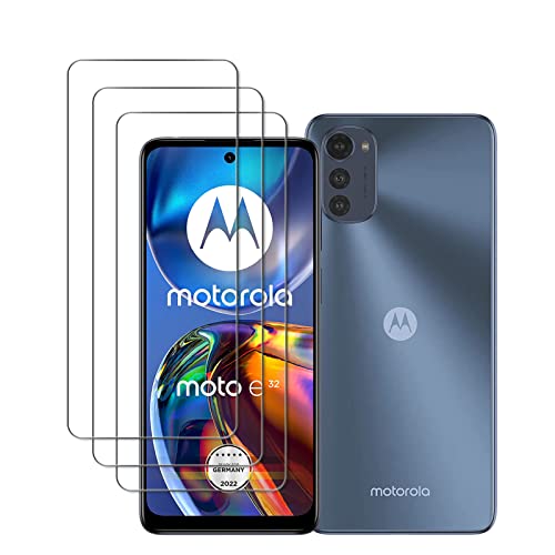 CHRINECY [3 Stück] Schutzfolie Kompatibel für Motorola Moto E32/Moto E32s, 9H Härte, Anti-Kratz, HD-Klar Displayschutzfolie, Blasenfrei, Anti-Öl, Ultrabeständig von CHRINECY