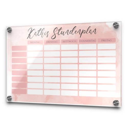Personalisierter abwischbarer Stundenplan aus Acrylglas - Wochenplaner Schule - kreatives Einschulung Geschenk zum Schulbeginn für Mädchen o. Junge - Schulkinder Plan Personalisierter abwischbarer Stundenplan aus Acrylglas - Wochenplaner Schule - kreatives Einschulung Geschenk zum Schulbeginn für Mädchen o. Junge - Schulkinder Plan von CHRISCK design