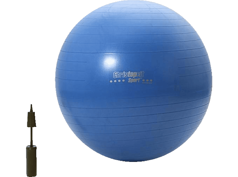 CHRISTOPEIT 75 cm Gymnastikball, Blau von CHRISTOPEIT