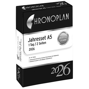 CHRONOPLAN Kalendereinlage 2026 Jahres-Set mit Tagesplänen A5 CHRONOPLAN Kalendereinlage 2026 Jahres-Set mit Tagesplänen A5 von CHRONOPLAN
