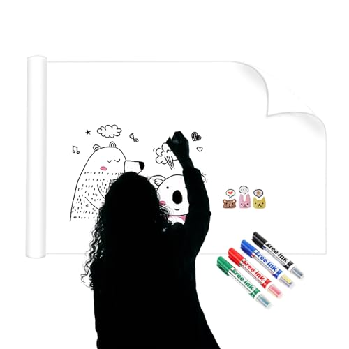 1,2 x 9,7 m großes Whiteboard mit statischer Haftung – PP-Material, schmutzabweisend und leicht zu reinigen – keine Beschädigung der Wände – perfekt for ausgedehnte Lernwände und Kunstprojekte – 4 Sti 1,2 x 9,7 m großes Whiteboard mit statischer Haftung – PP-Material, schmutzabweisend und leicht zu reinigen – keine Beschädigung der Wände – perfekt for ausgedehnte Lernwände und Kunstprojekte – 4 Sti von CHSUFBTY