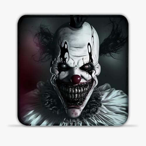 Gaming Mouse Pad Horror Art (30X30) cm 11.81(in) Gaming Mouse pad SU Fabric Mouse Pad Computer Mouse Mat with Anti-Slip Rubber Base for Laser/Optical Mice von CHTXD
