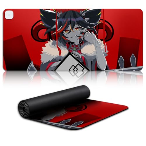 Mouse Mat Desk Mat Genshin Impact Xinyan Mouse Pad (70x31) cm Extended Mousepad Meet High-Speed and High-Precision Requirements with 3 Heating Levels von CHTXD