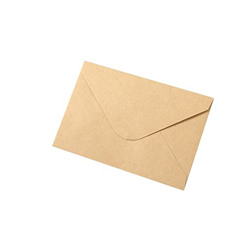 50 Stück Kraftpapier Umschläge Kartengröße 15.5 x 10.5cm Briefumschläge Für Hochzeit, Gruß-Karten, Einladungen von CHUANGOU