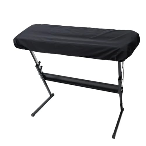 Klaviertastatur-Abdeckung, 61/88-Tasten-Digital-E-Piano-Abdeckung, Stoff, leicht, dünn, Abdeckung for Tasteninstrumente, atmungsaktiv, wärmeisolierend (61 Tasten)(61 Keys) von CHUDOU