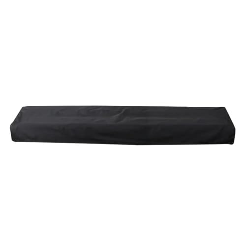 Klaviertastaturabdeckung, elektronische Klavierabdeckung for elektronisches Digitalpiano mit 61/88 Tasten, staubdichte, faltbare Tastaturabdeckung, schwarz (88-Tasten-Klavierabdeckung)(88 Key Piano Co von CHUDOU